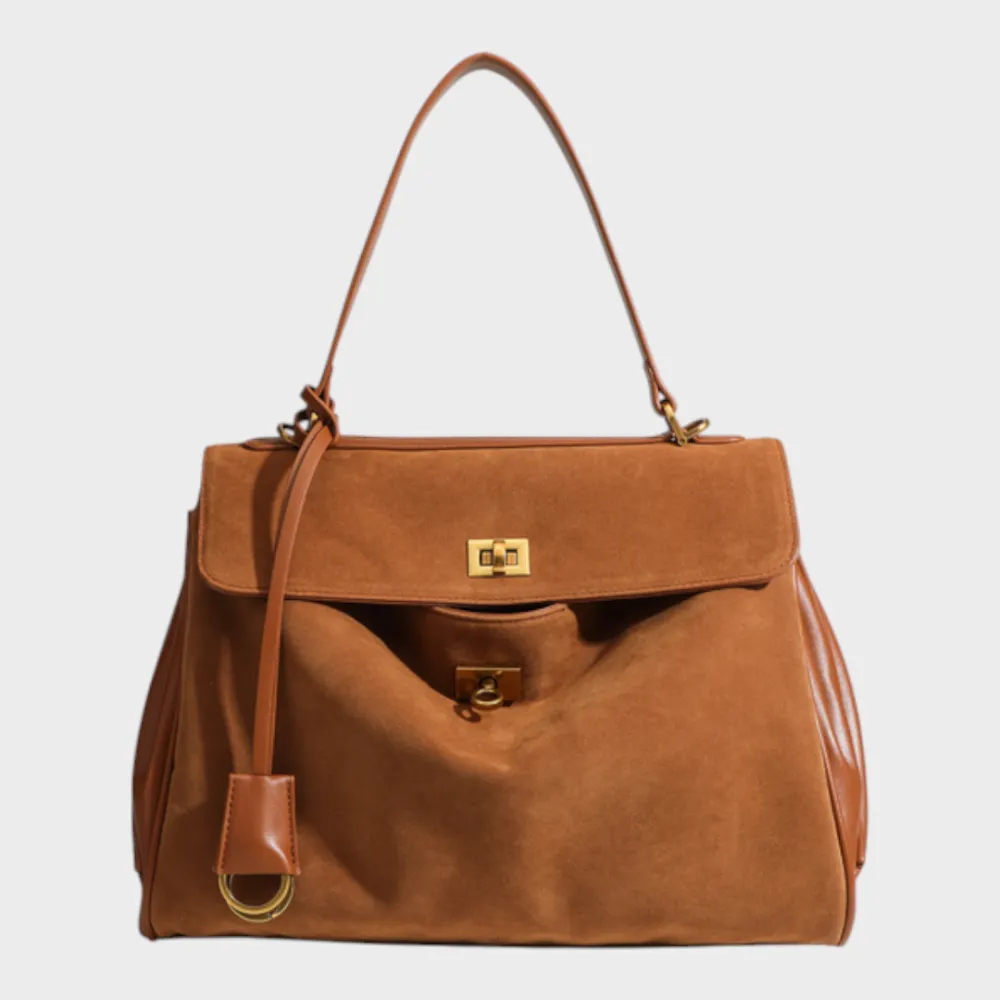 Structured Leather Handbag