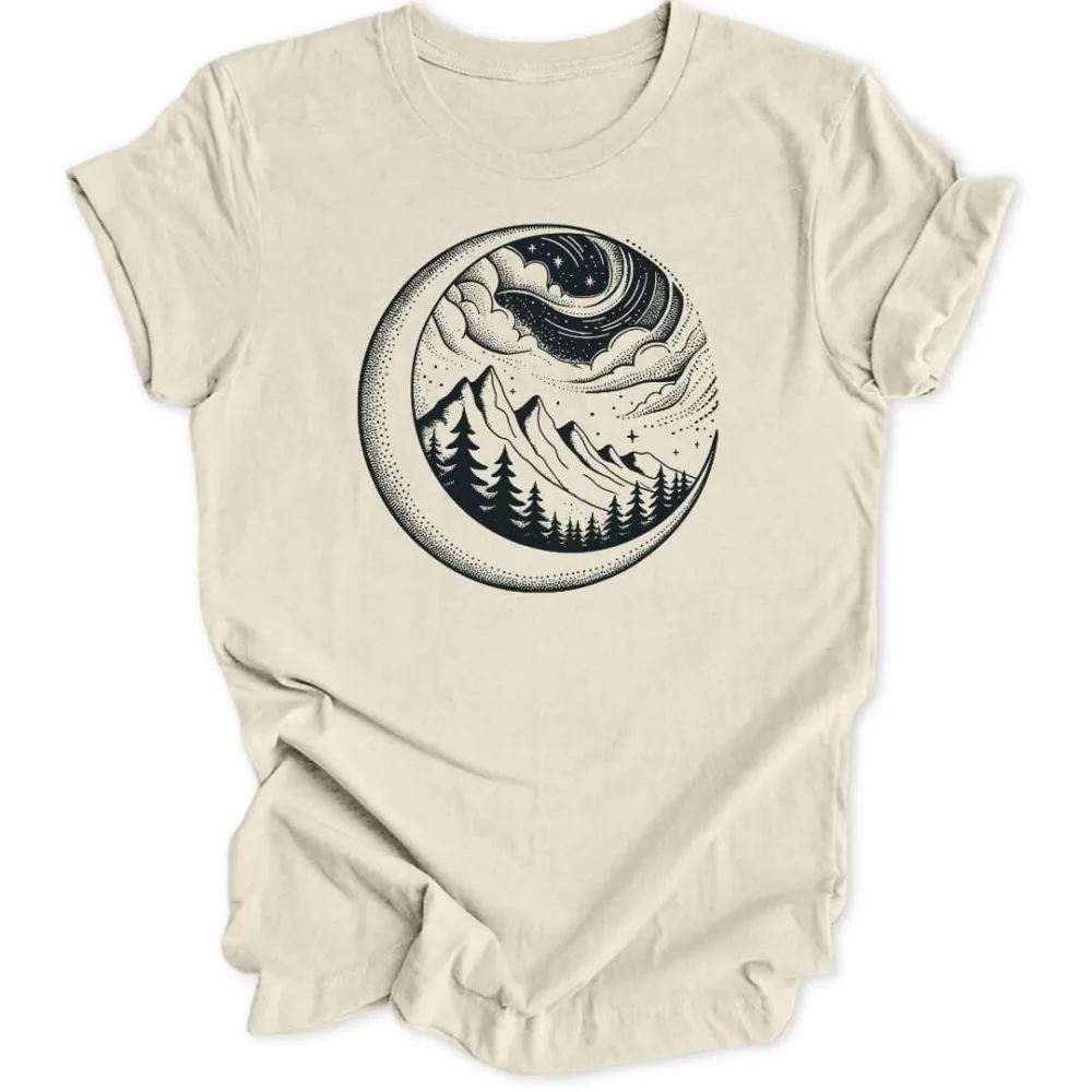 Moonlit Mountains Unisex T-Shirt