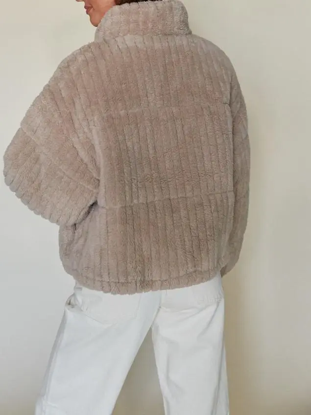 Winnie Plush Puffer Jacket