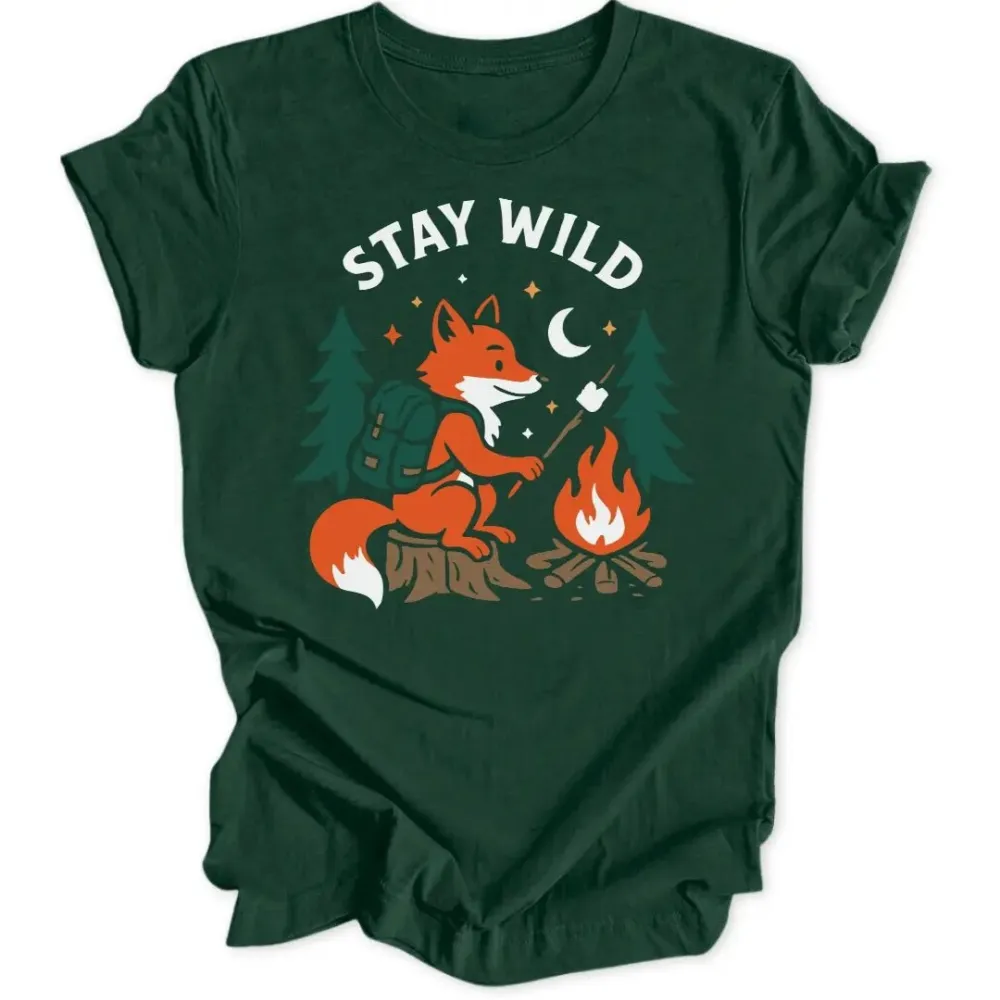 Stay Wild Fox Unisex T-Shirt