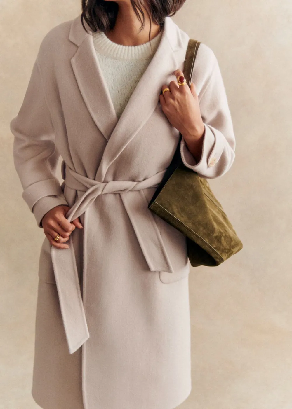 Long Double-Sided Wool Coat