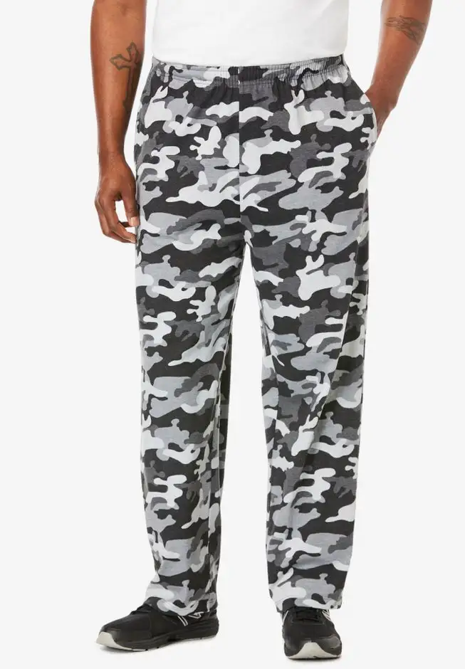 Lightweight Jersey Open Bottom Sweatpants