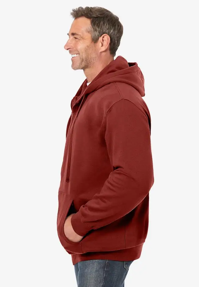 Fleece Zip-Front Hoodie
