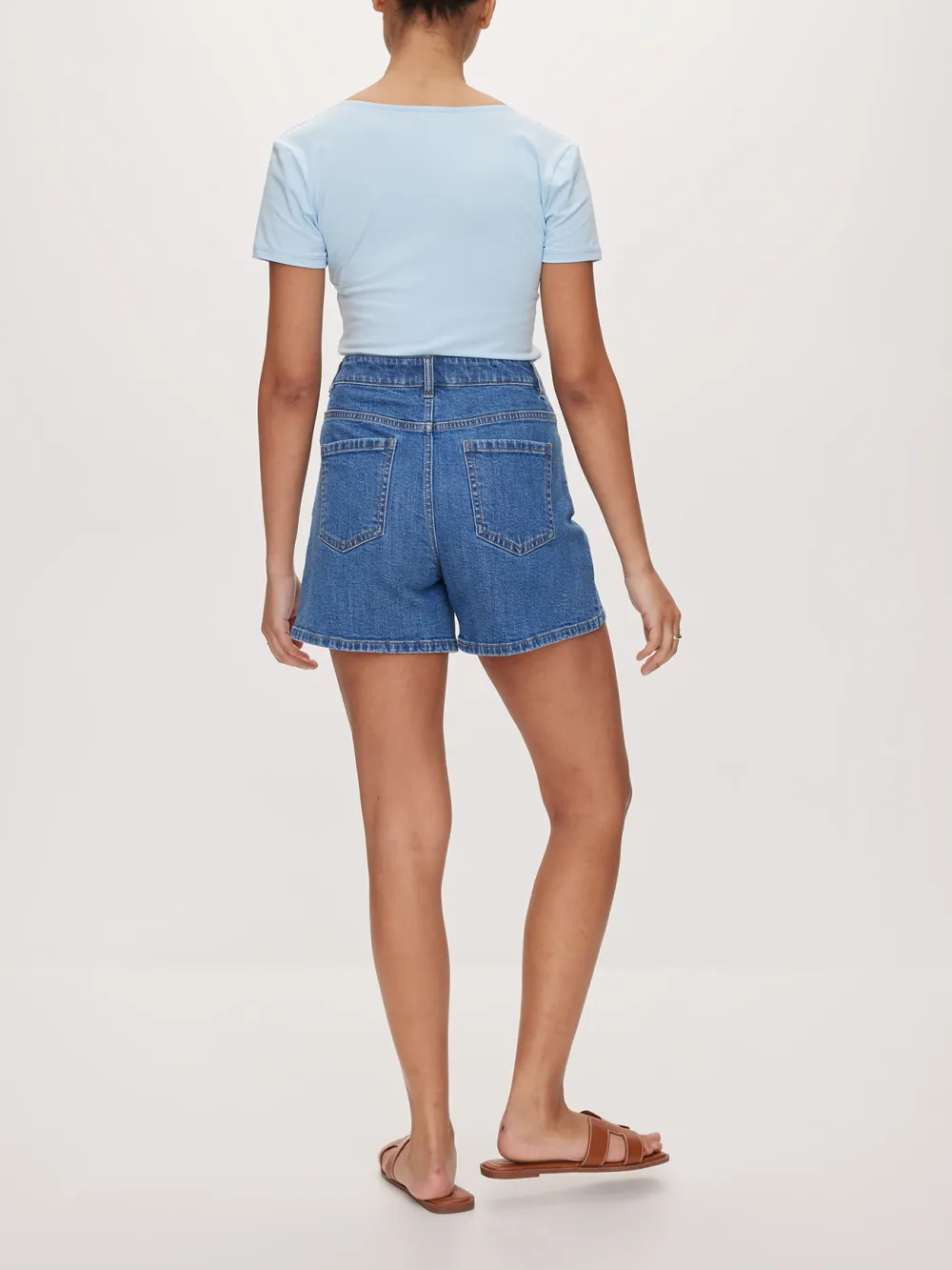 Casual Style Cotton Short