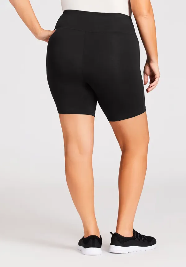 Ladies' Plus-Size Pure Cotton Cycling Pants
