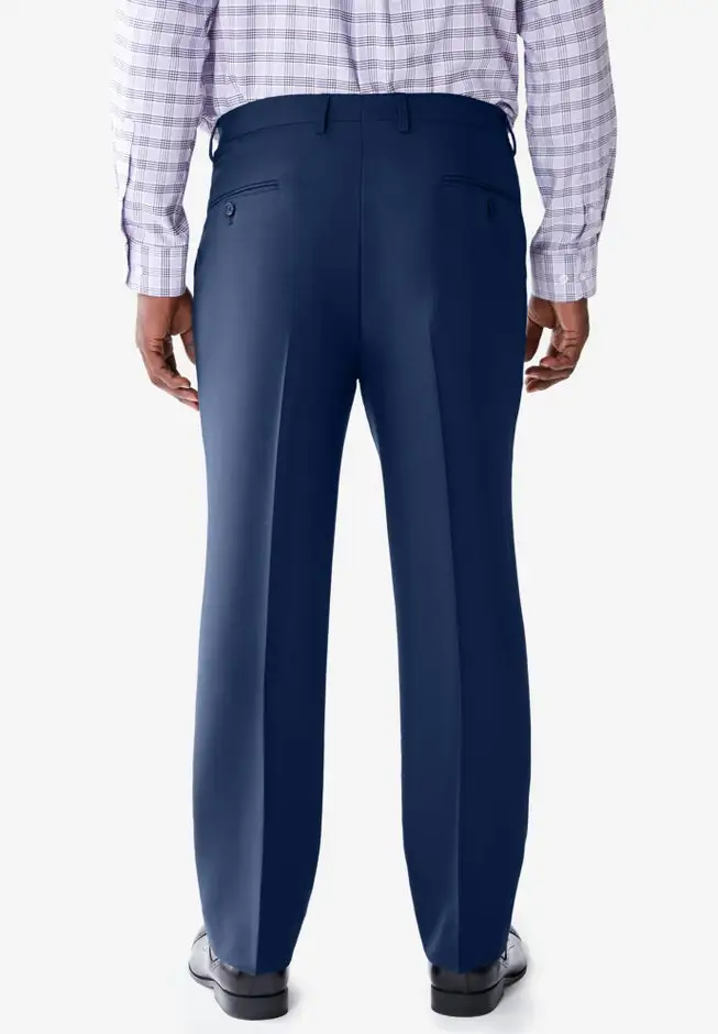 Easy Movement Pleat-Front Expandable Dress Pants