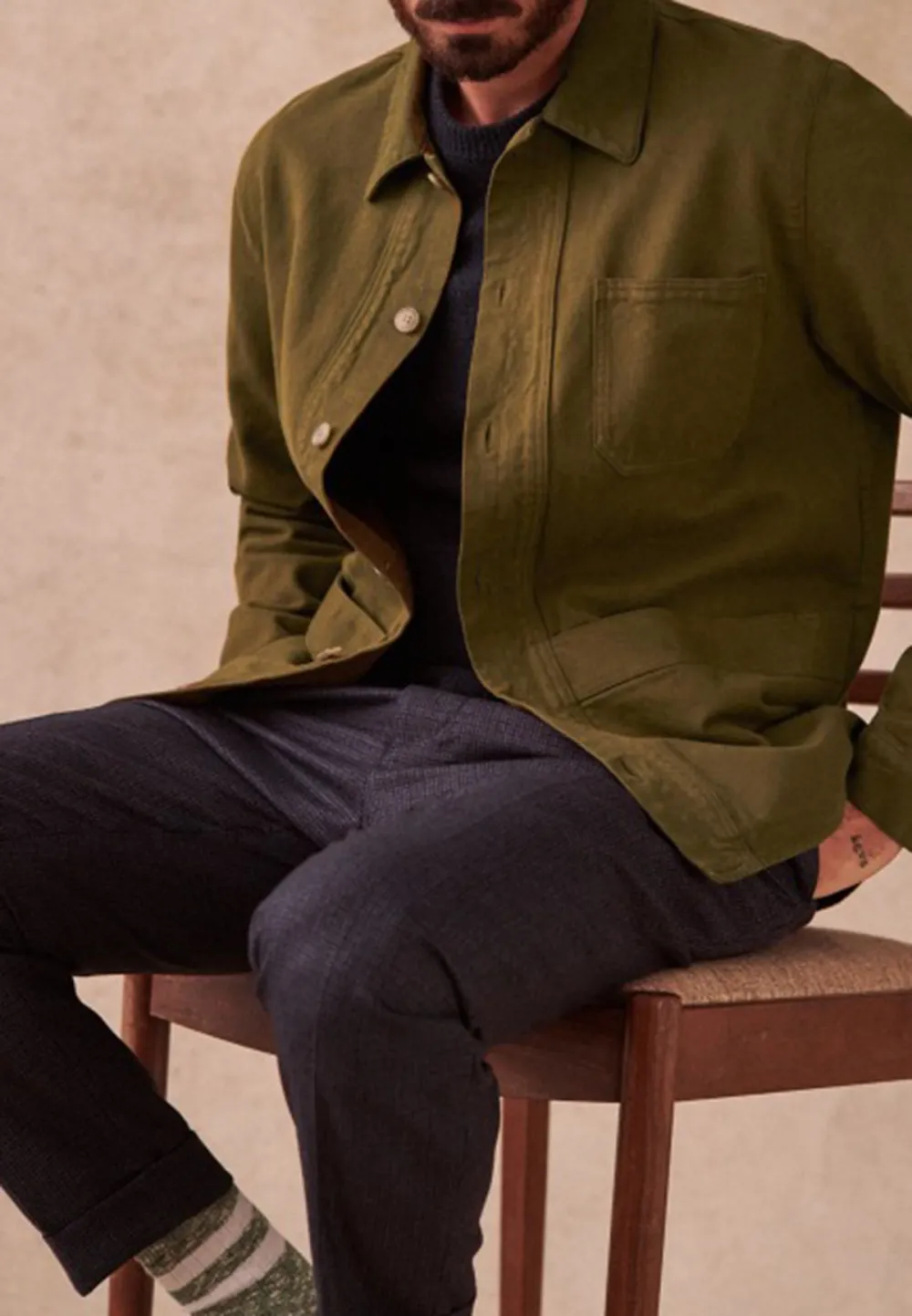 Jacket-Dark Khaki