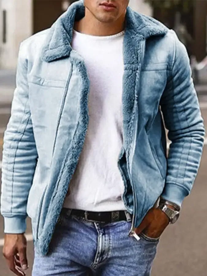 Solid Fleece Jacket