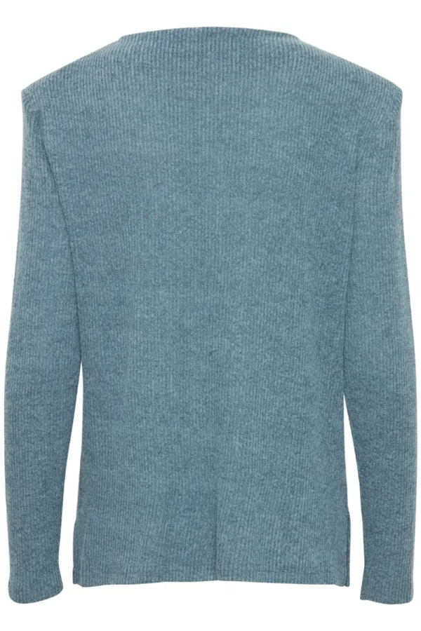 Crew Neck Long Sleeve Knit Tops