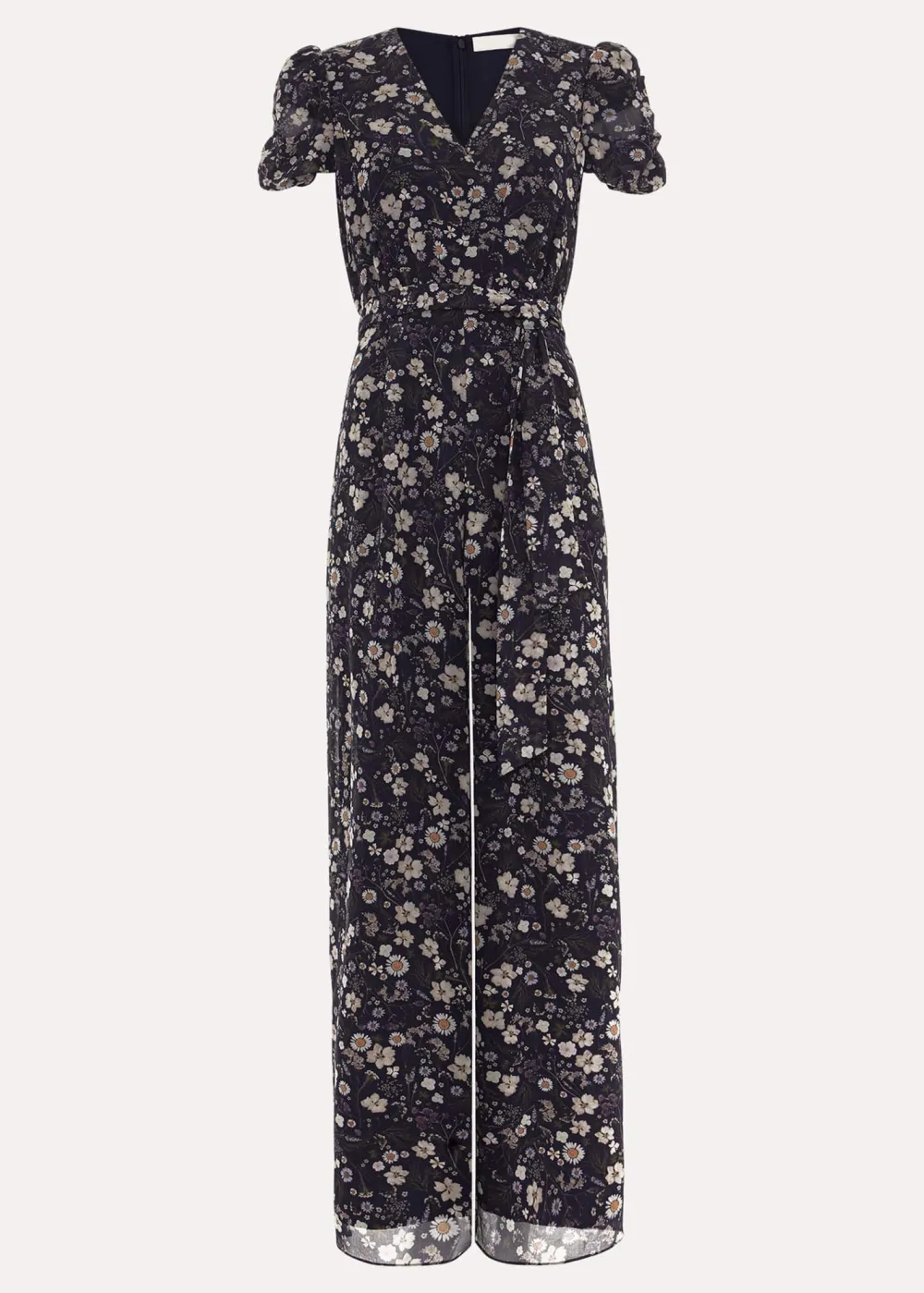Fashionable Floral Short-Sleeved Bodysuit For Women