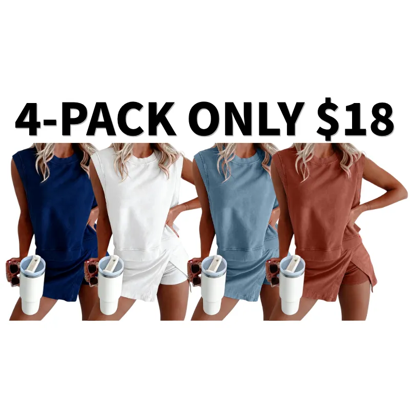 Women Two 2 Piece Skirt Sets Summer