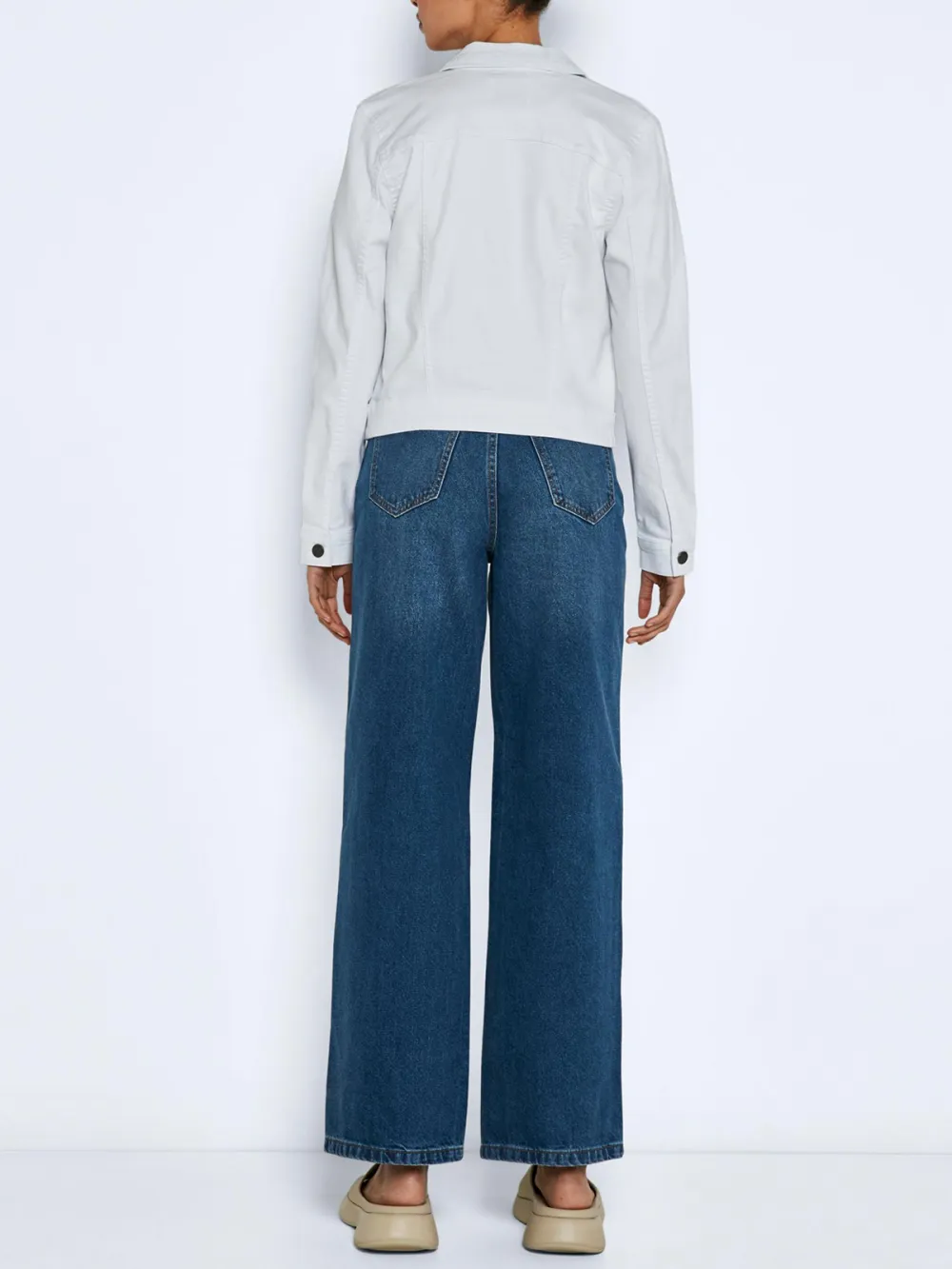 Plain Colored Between-Season Jacket