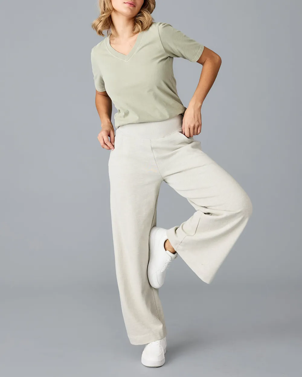Cream Slight Stretch Pant