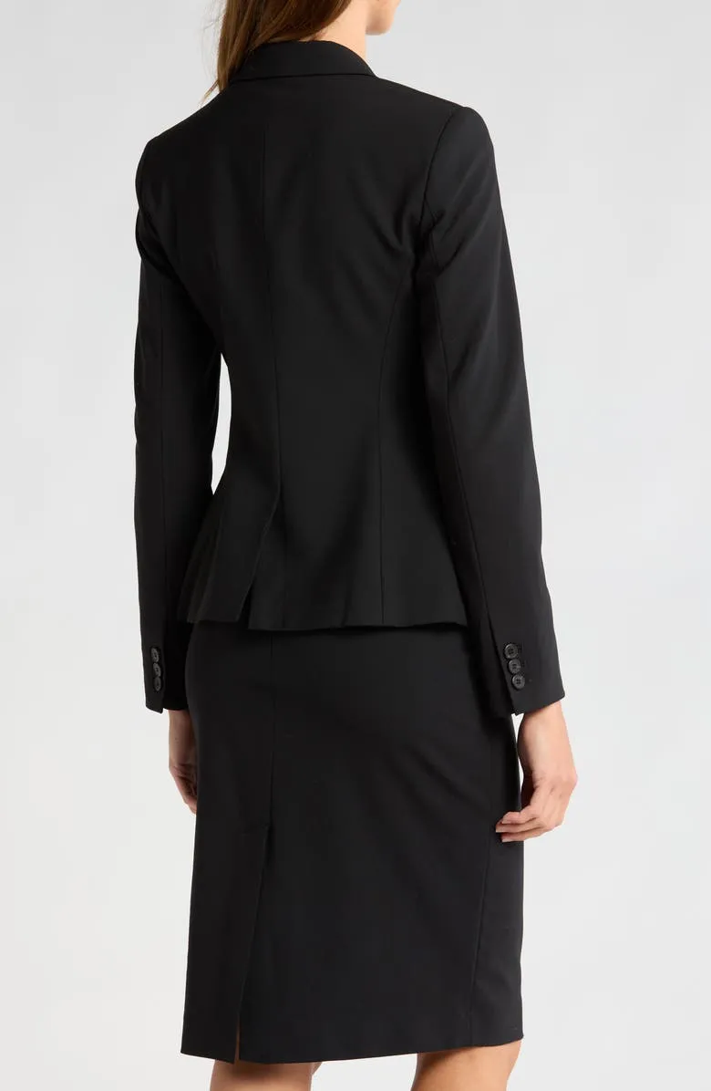 Stretch Wool Classic Suit Jacket