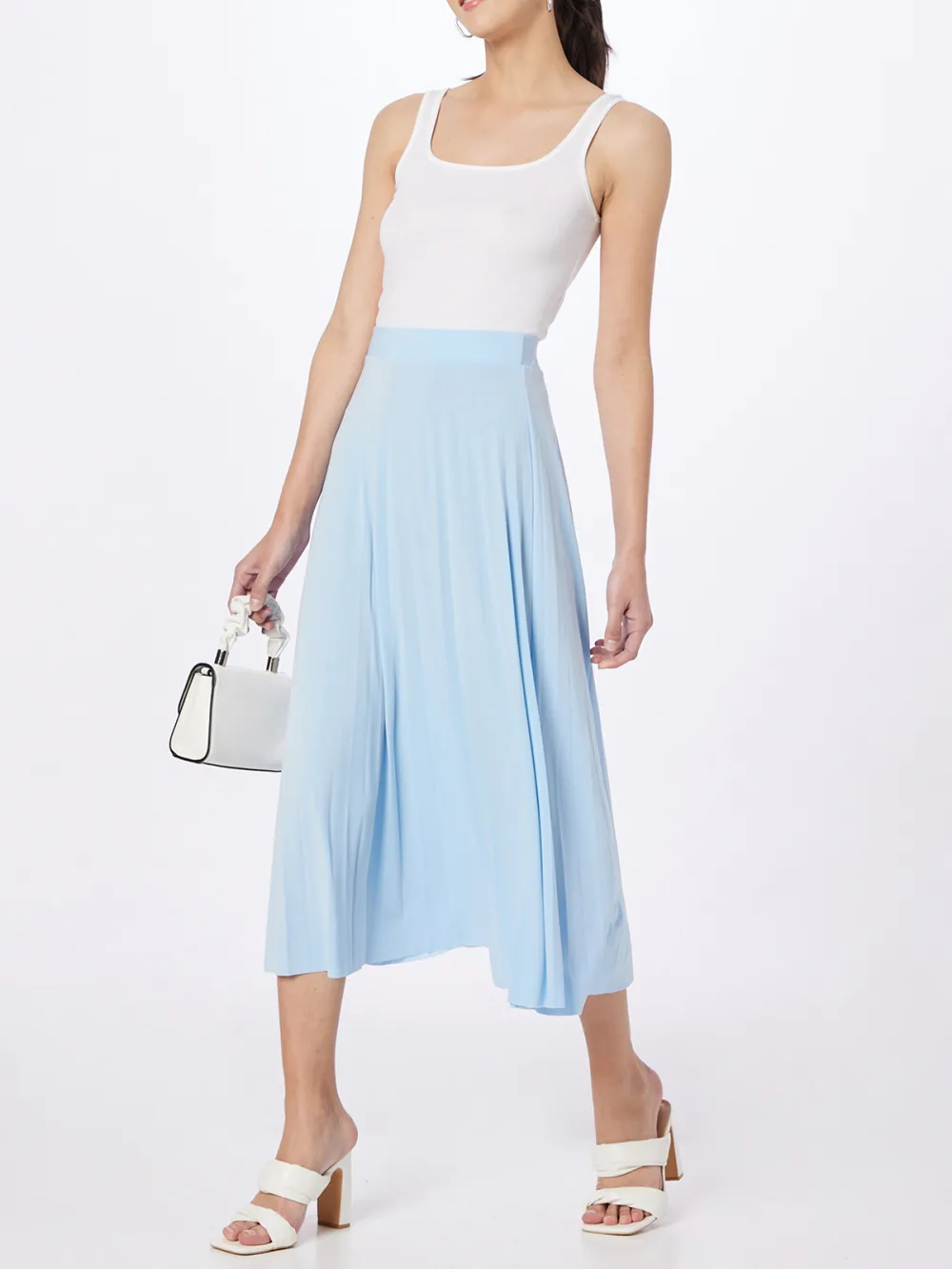 Casual Style Plain Colored  A-line Skirt