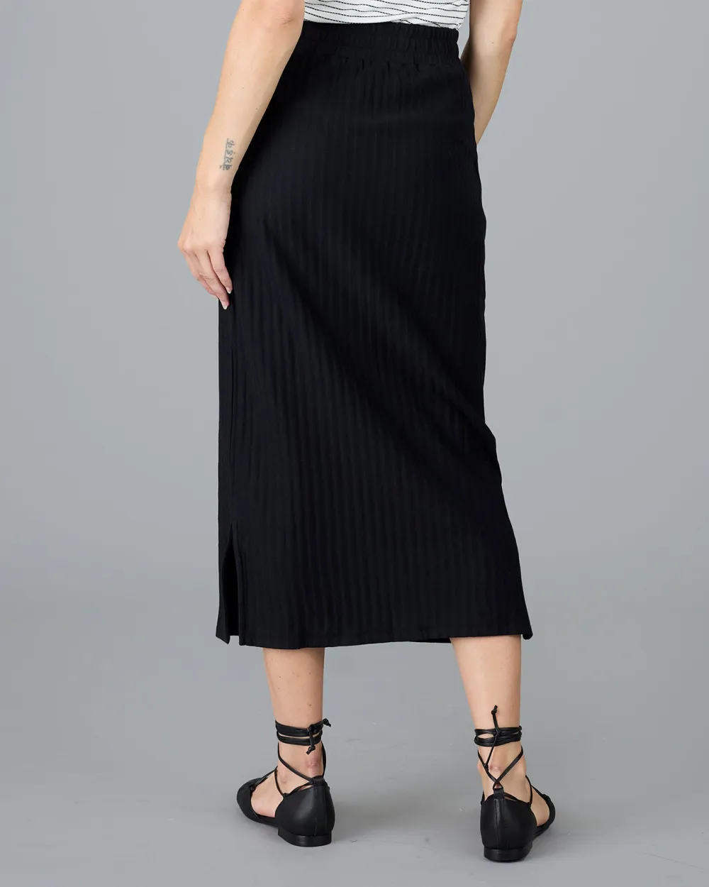 Black Midi Skirt