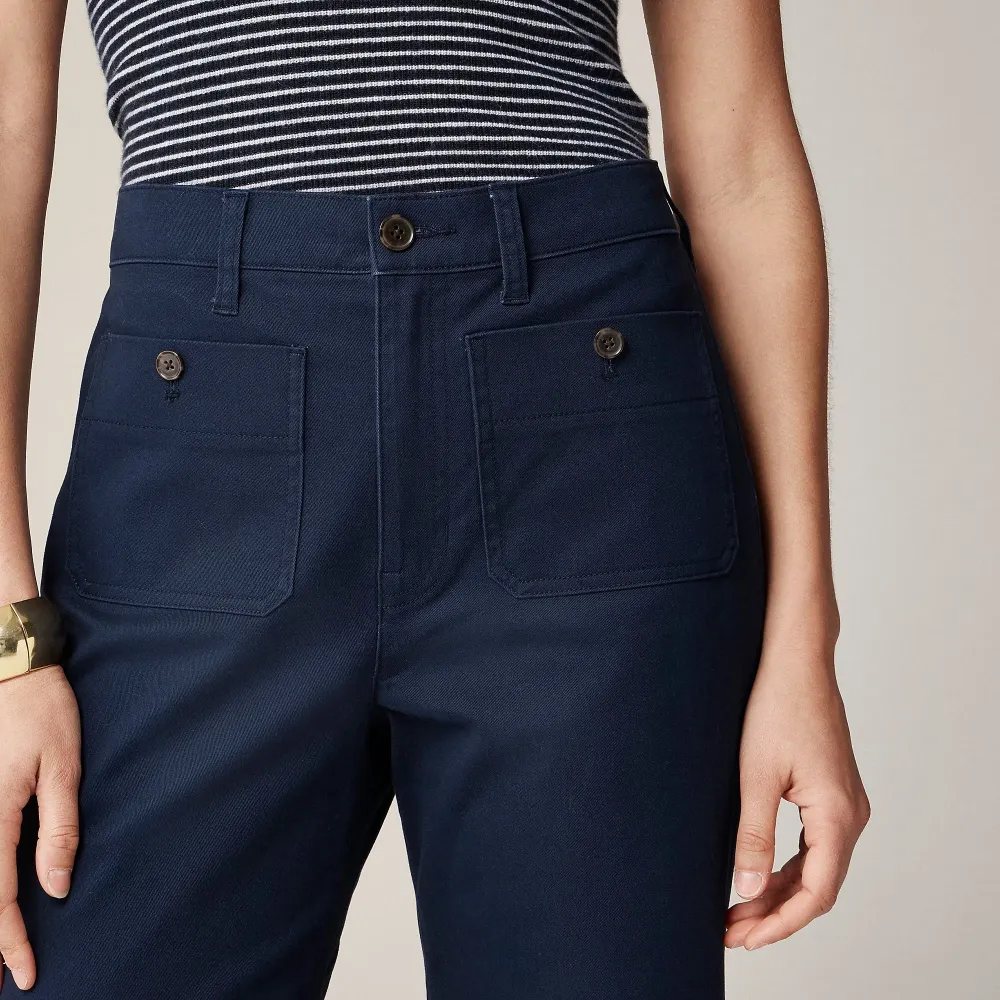 Sailor Slim Wide-Leg Chino Pants