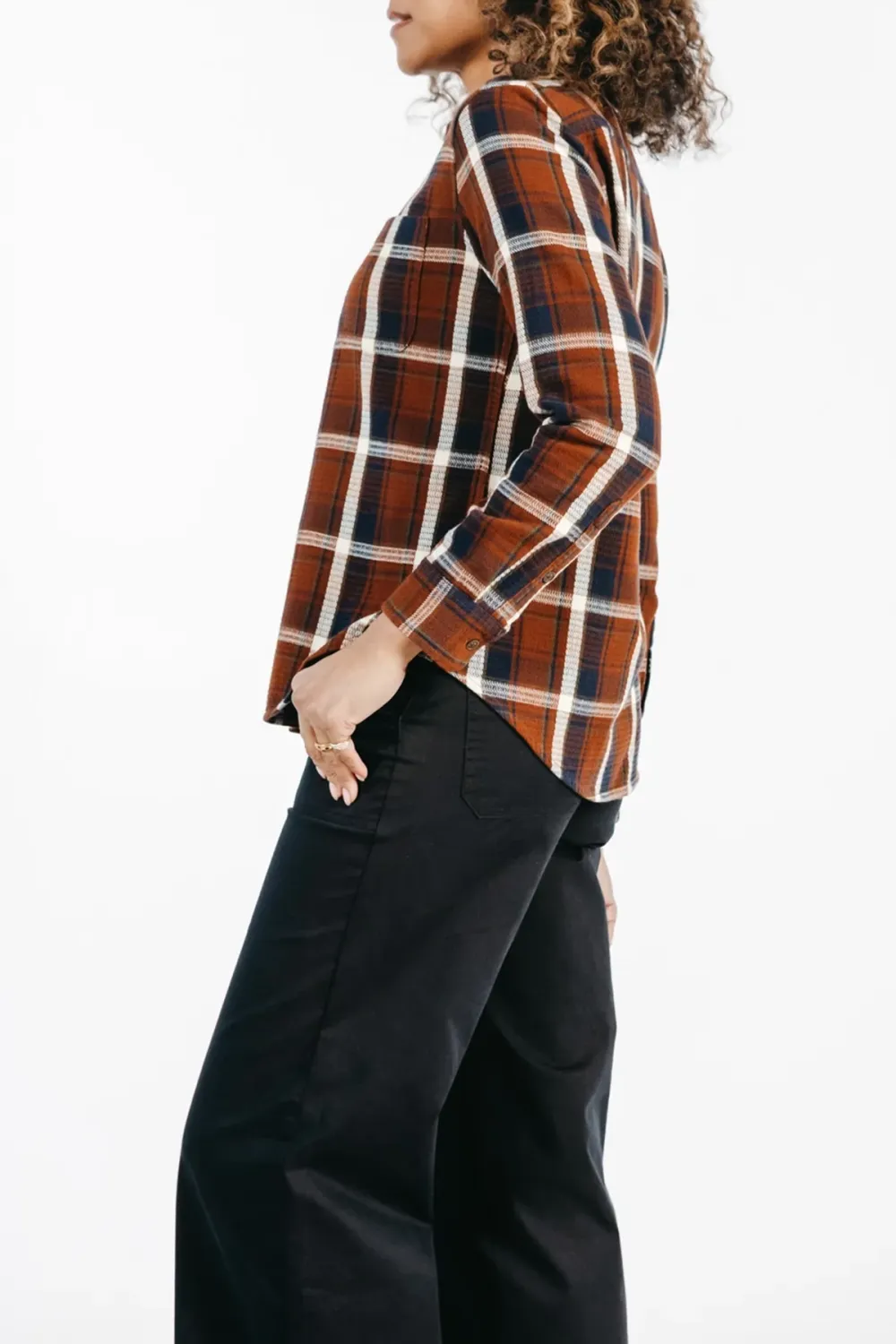 Daily Button Front Slim Shirt