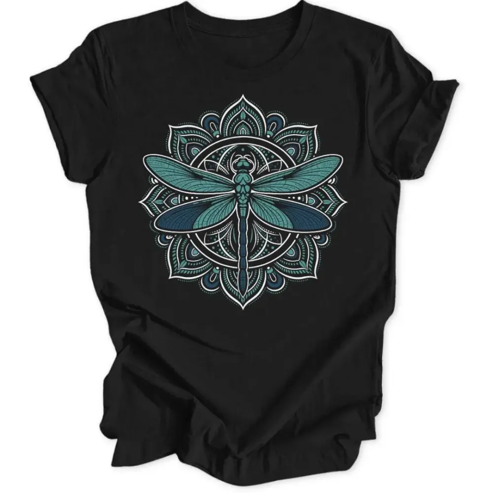 Dragonfly Mandala Unisex T-Shirt