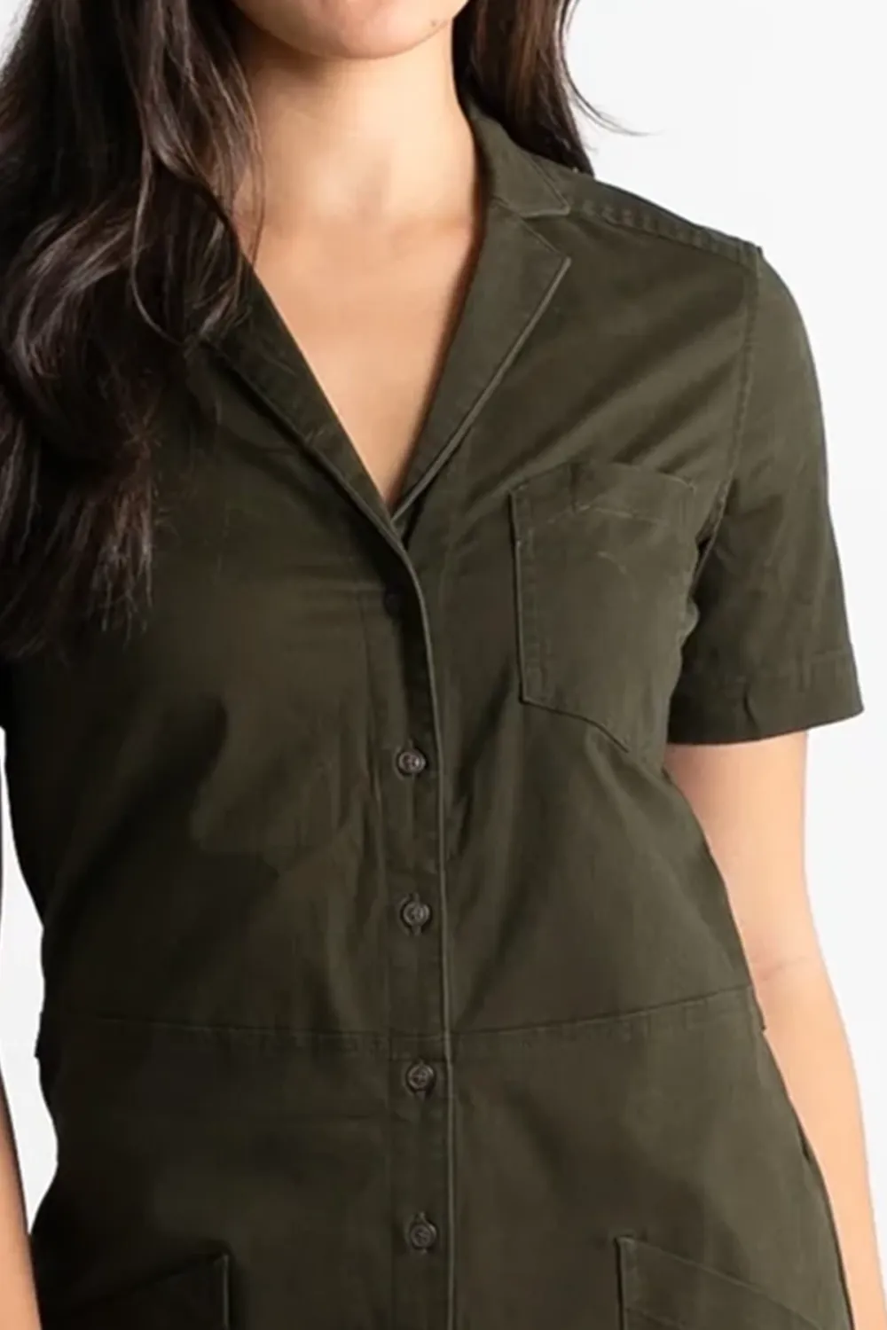 The Loose V-neck Jumpsuit