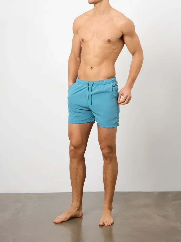 In Teal  Leisure Daily Swim Short