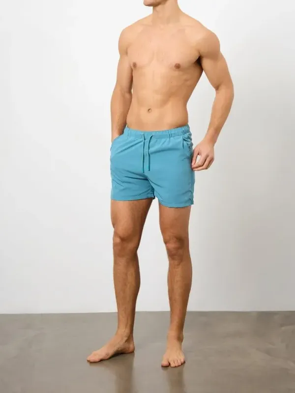 In Teal  Leisure Daily Swim Short