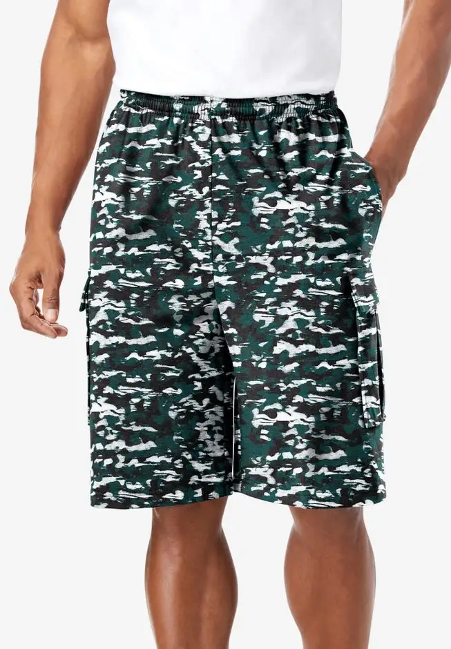 Lightweight Jersey Cargo Shorts