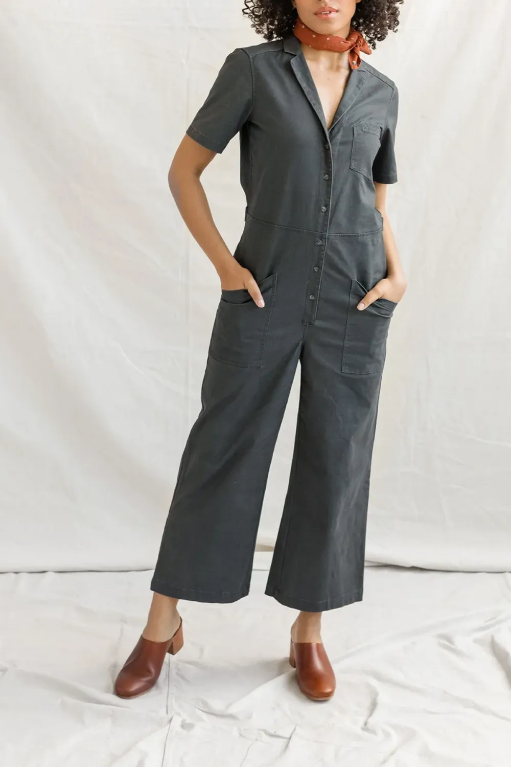 The V-Neck Utility Jumpsuit