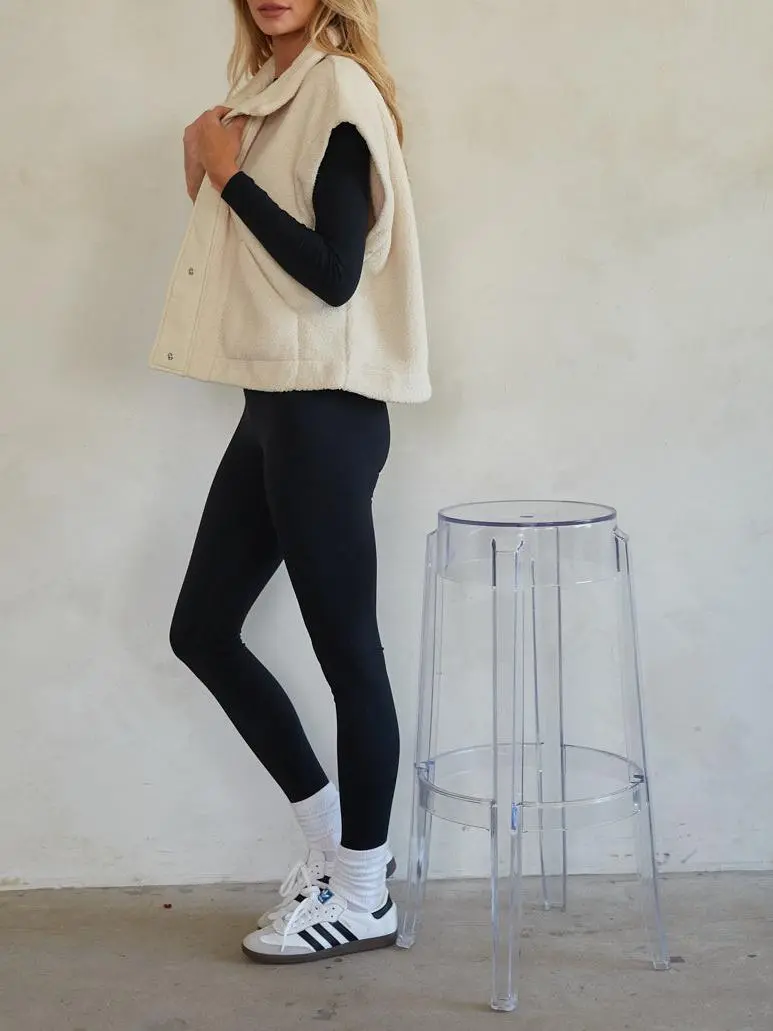 Greer Oversized Fleece Vest