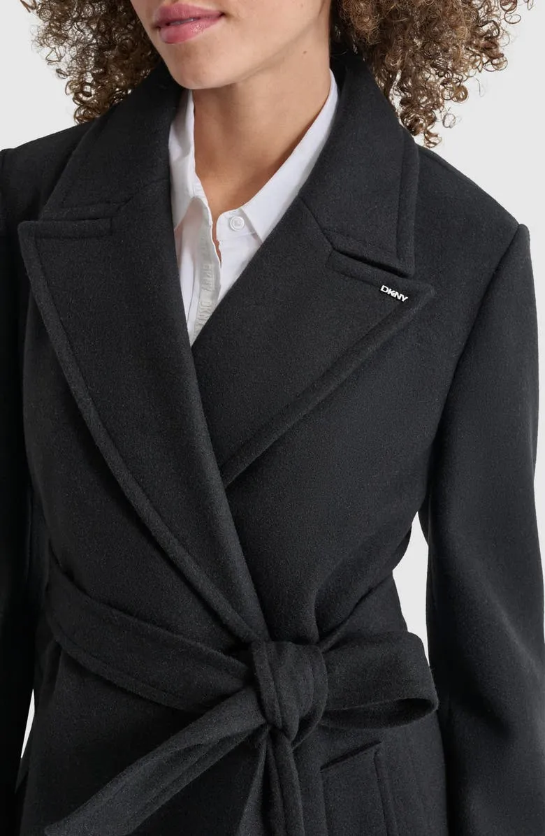 Tie Belt Long Coat