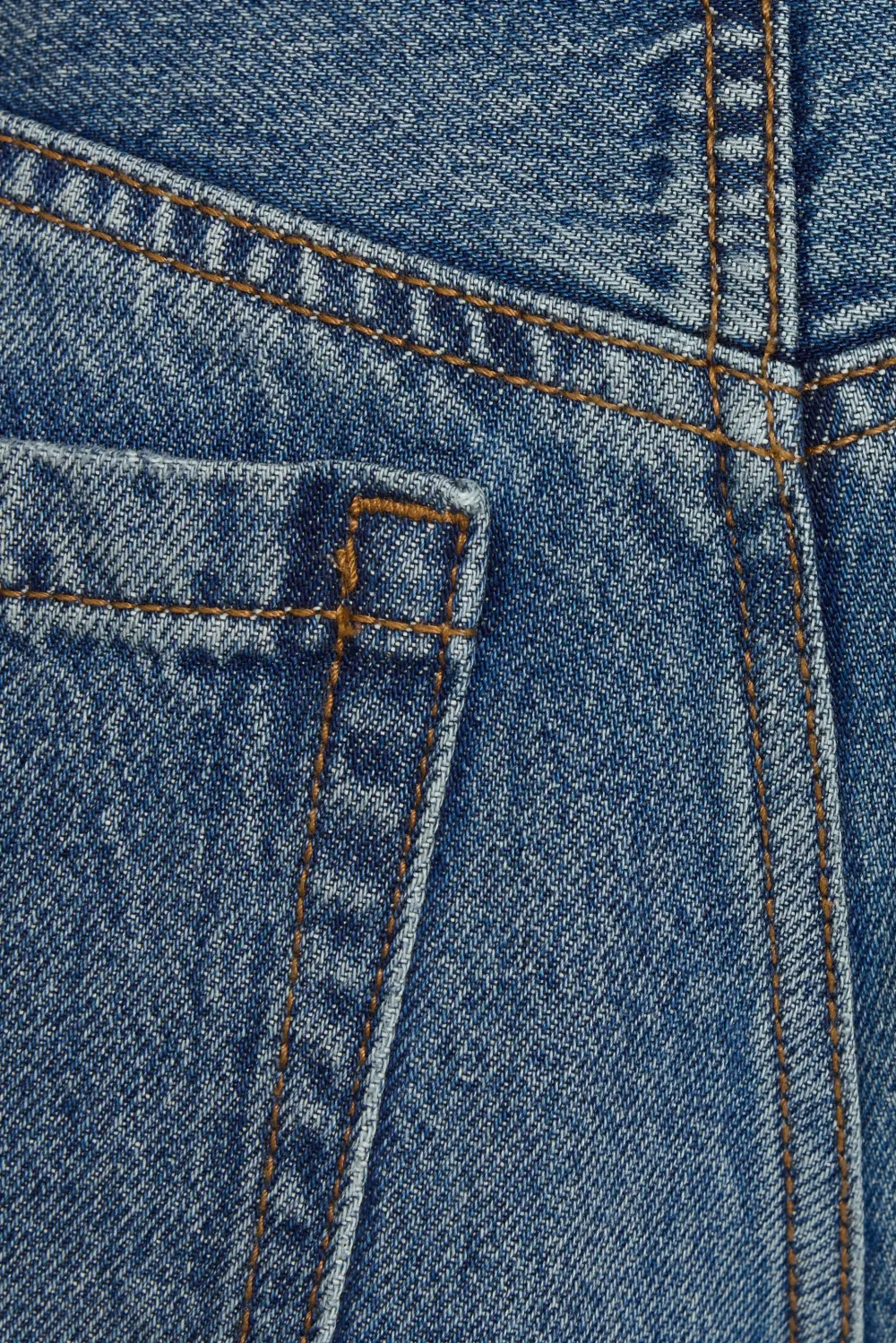 Loose Fit Blue Jeans