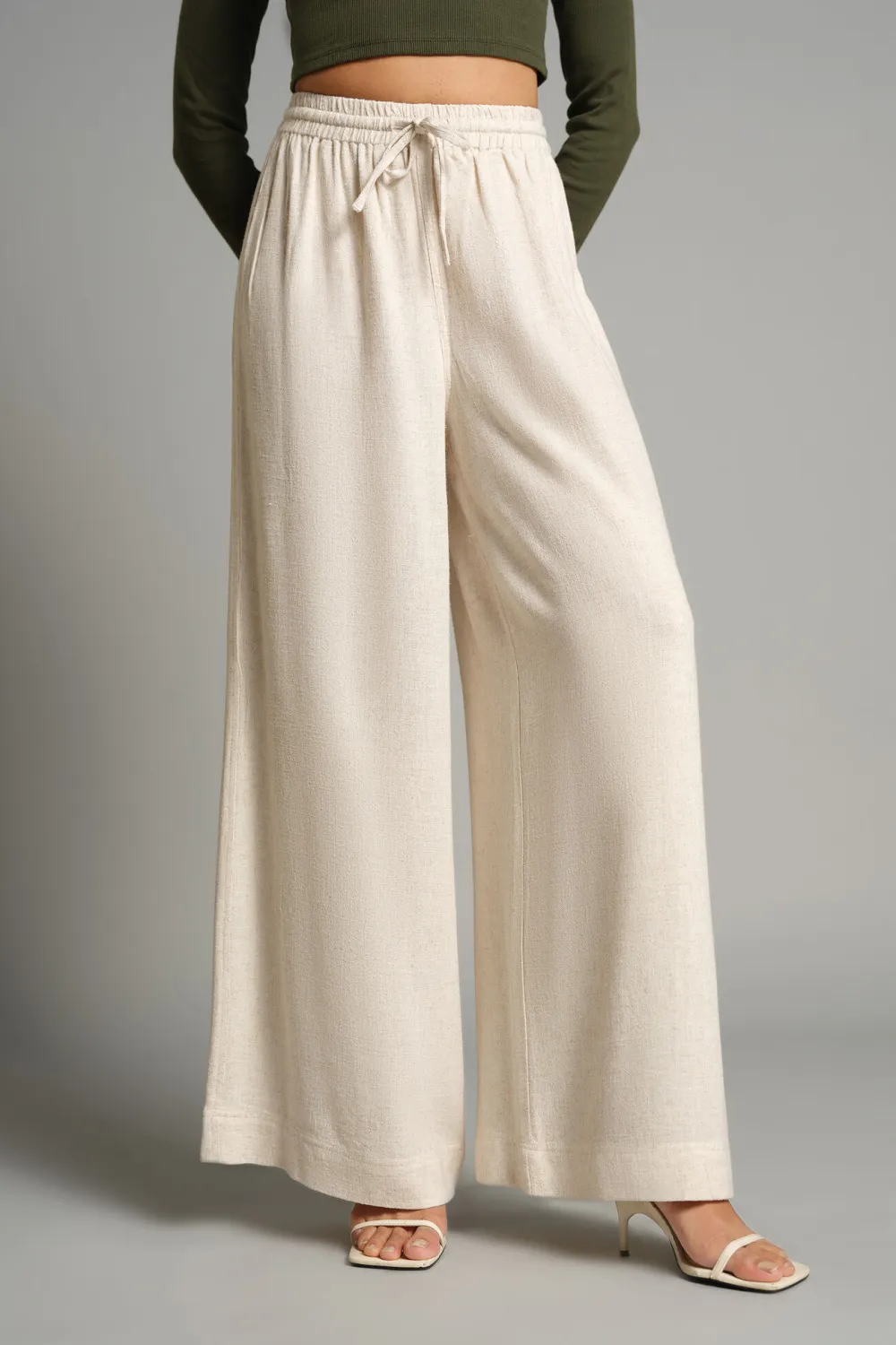 Casual Wear Wide-Leg Pants