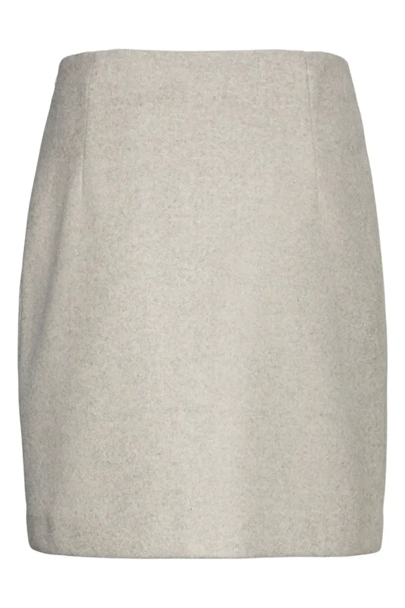 Pocket Designed Woolen Short Skirts