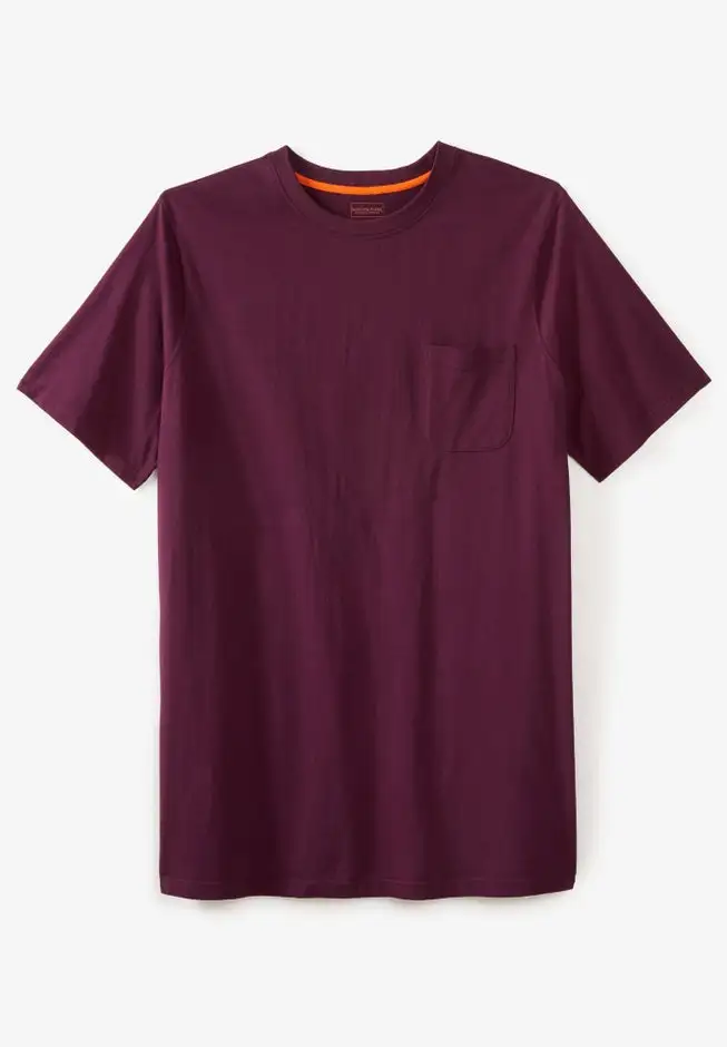 Heavyweight Longer-Length Pocket Crewneck T-Shirt