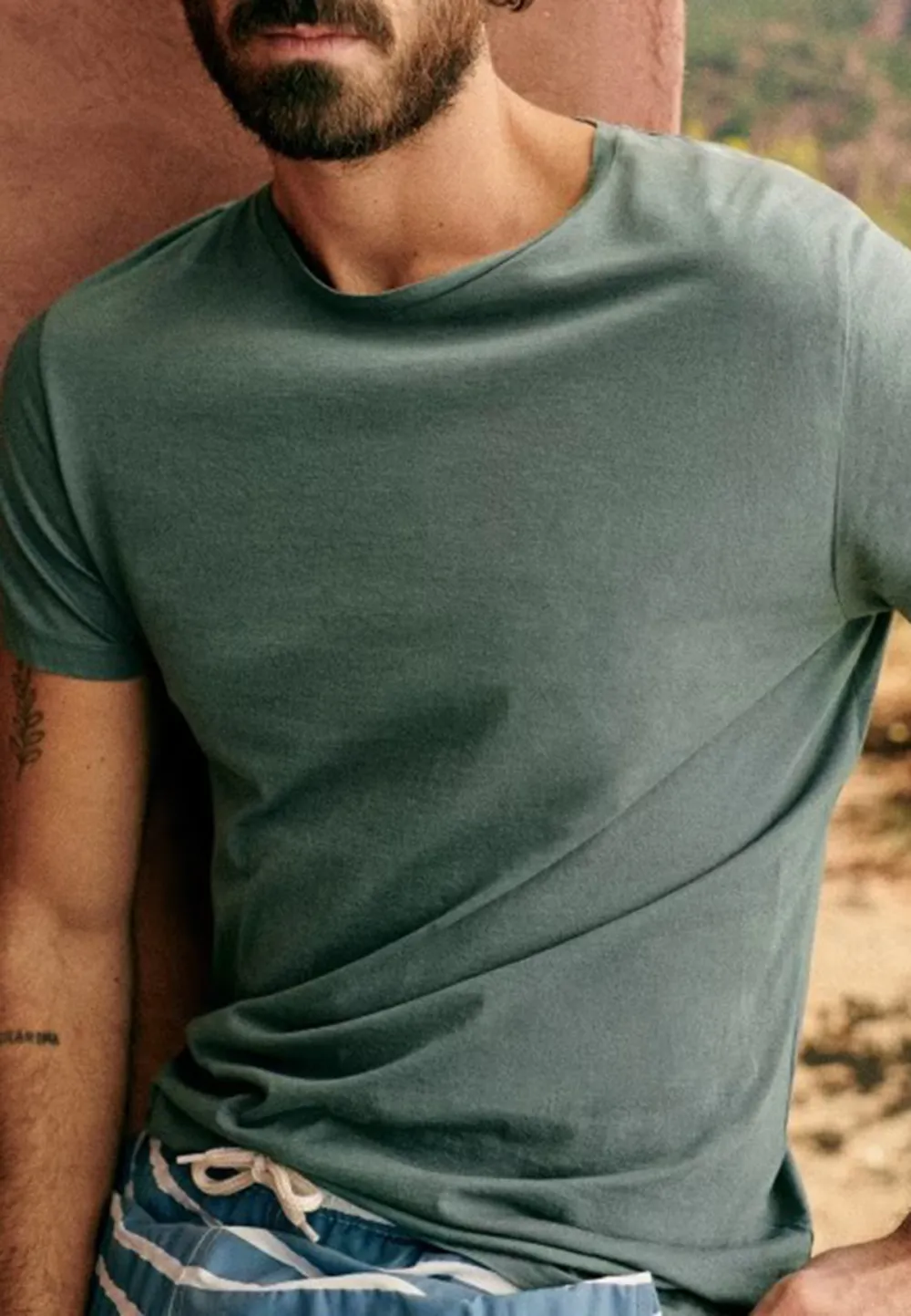 T-Shirt-Steel Blue