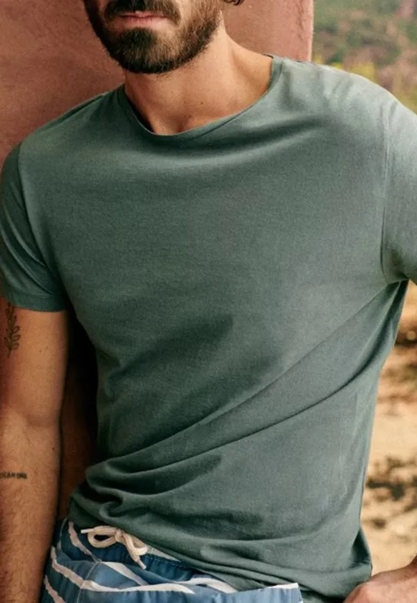 T-Shirt-Steel Blue