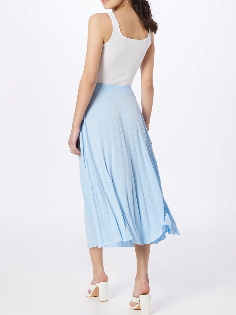 Casual Style Plain Colored  A-line Skirt