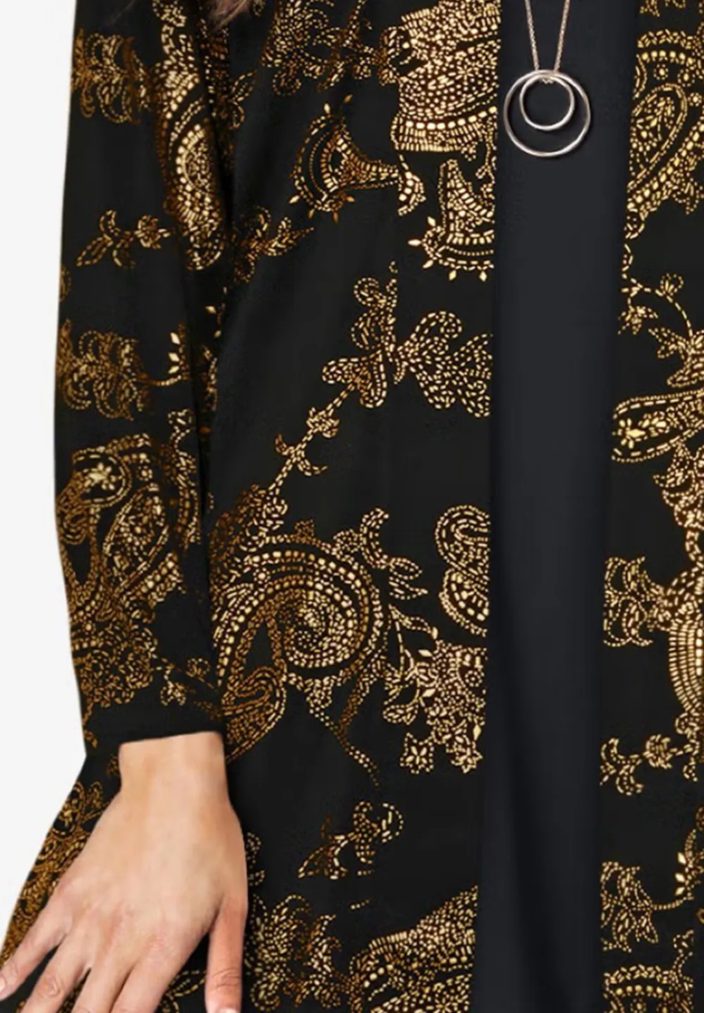 Open Women'S Knitted Cardigan
