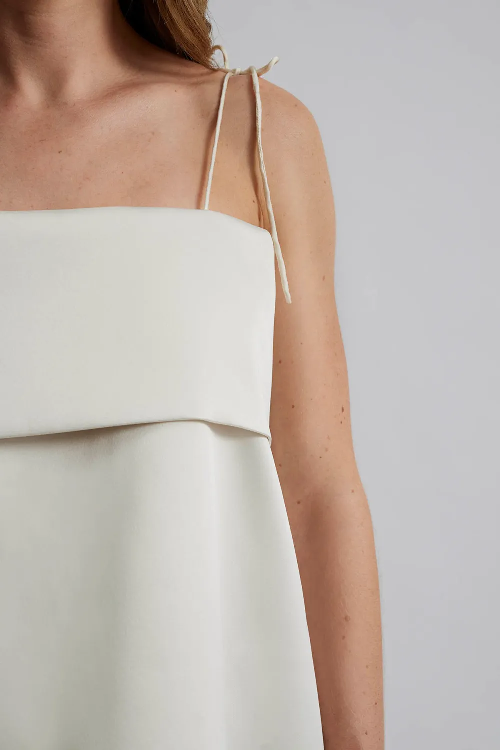 METTE TOP-Open back strappy top