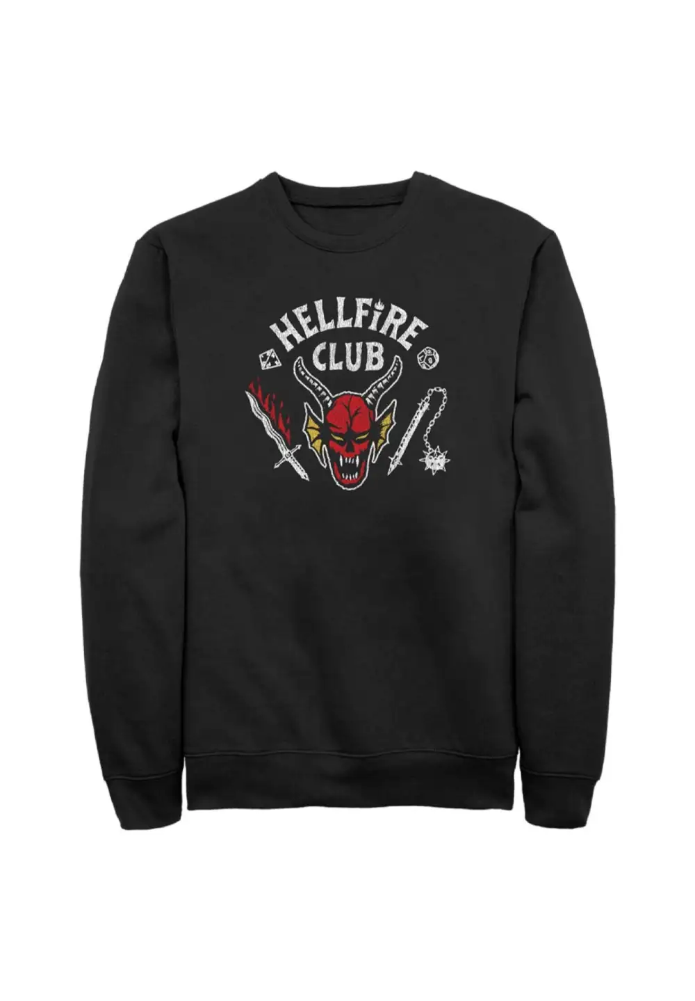 Hellfire Cut Crewneck Fleece Pullover