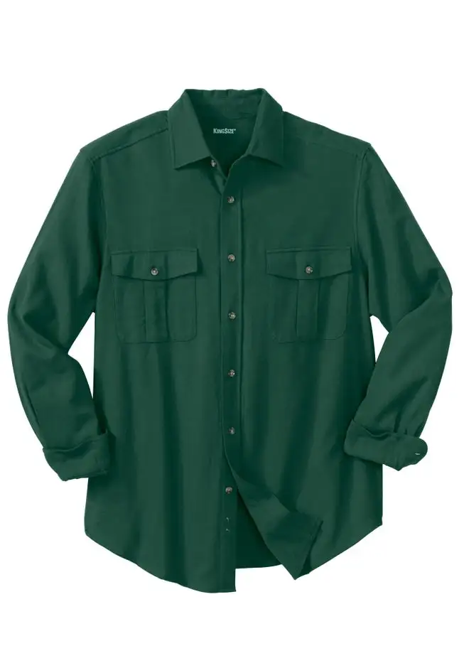 Signature Solid Flannel Shirt