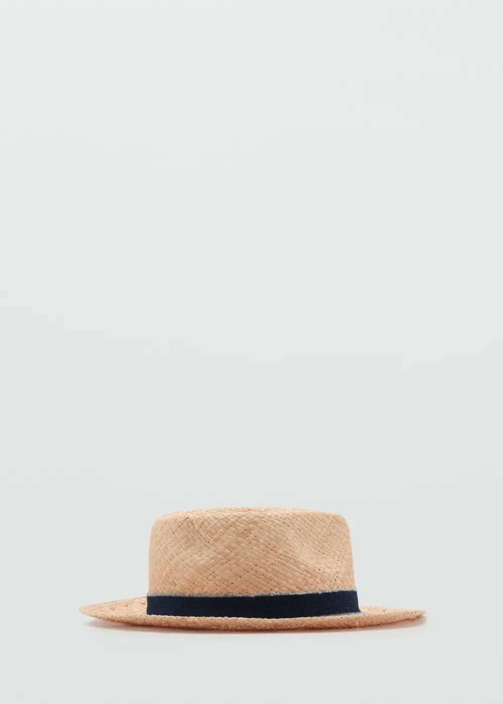 Casual Style Beige Hat With Denim Bow