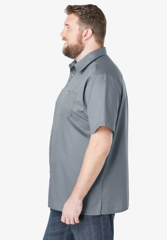 Short-Sleeve Pocket Sport Shirt