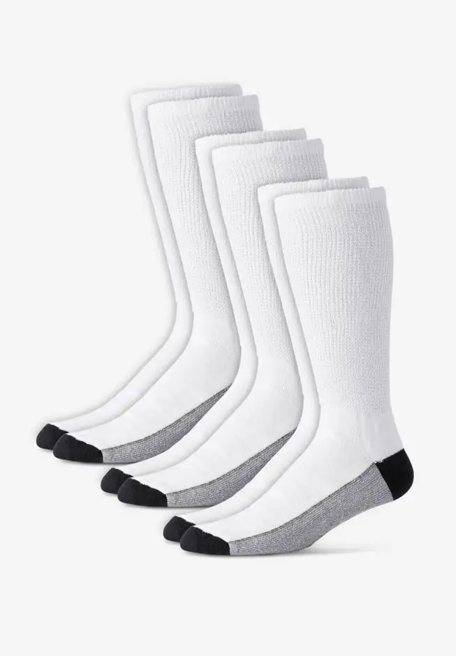 Full Length Cushioned Crew Socks 3-Pack