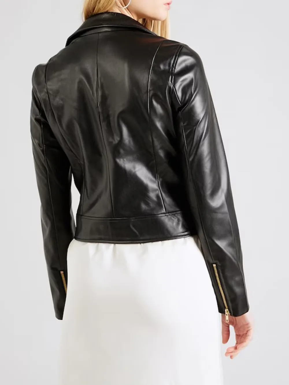 Black Casual Style Between-Season Jacket