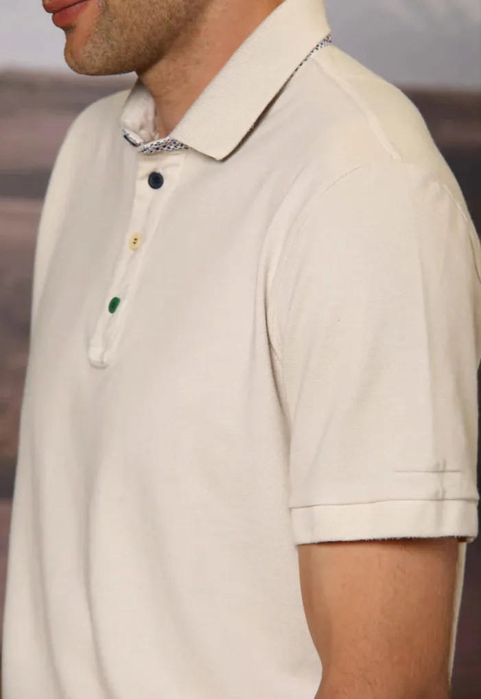 Men's Stucco Cotton Polo Shirt