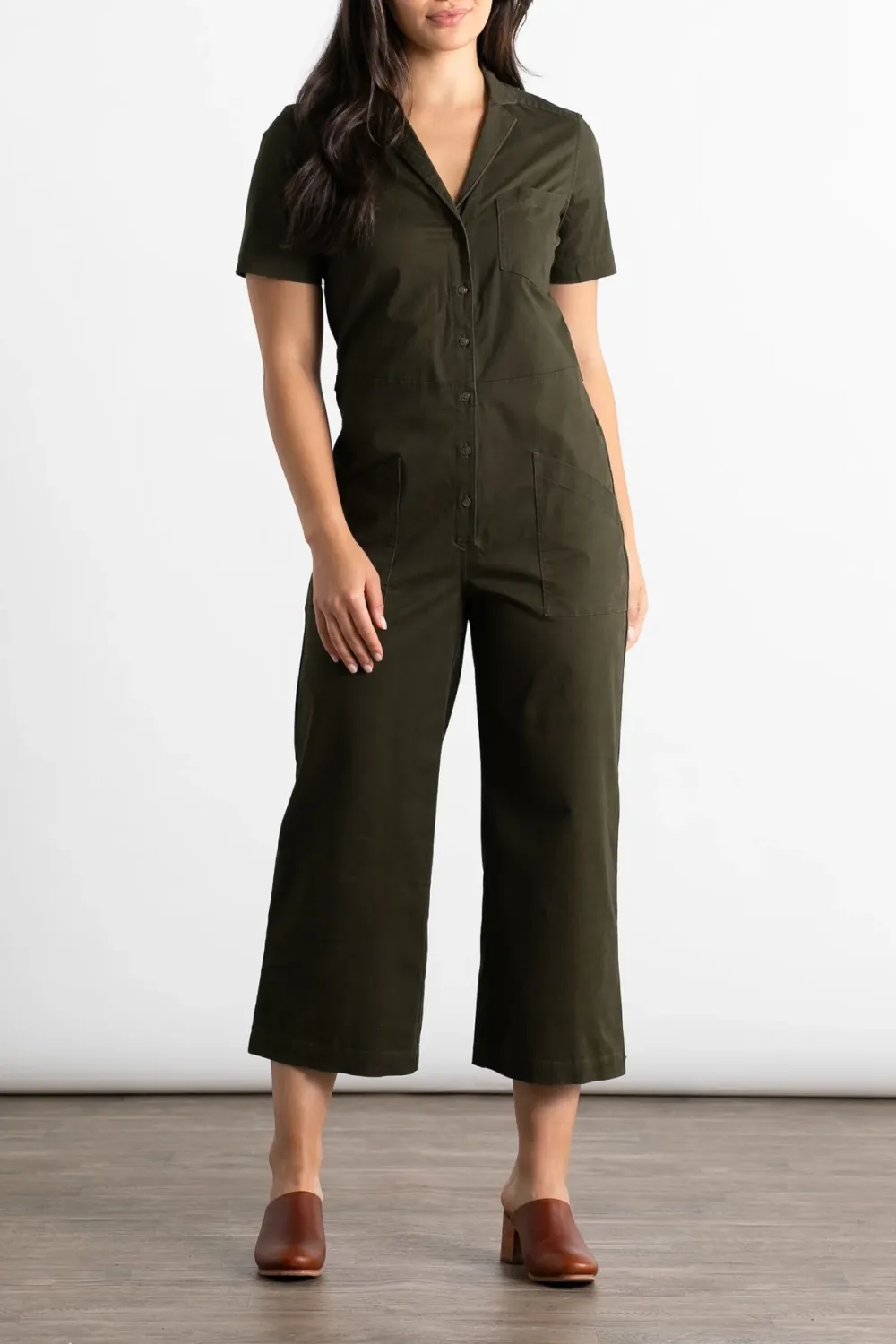 The Loose V-neck Jumpsuit