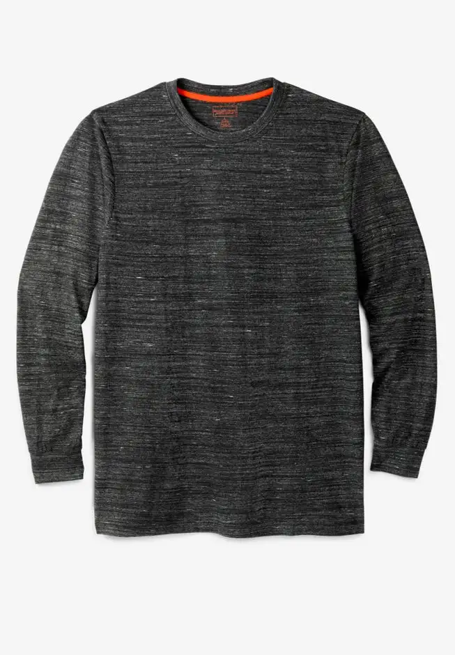 Heavyweight Long-Sleeve No Pocket Crewneck Tee