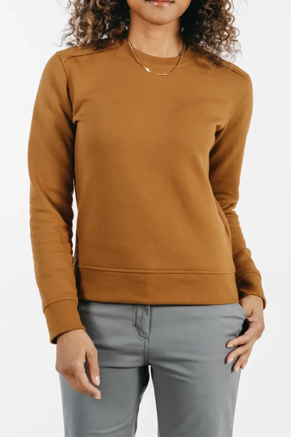 Daily Casual Style Crew Sweatshirt