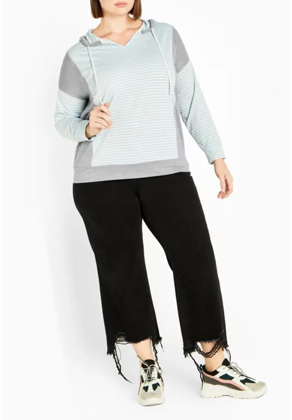 Striped Hooded Sweater
